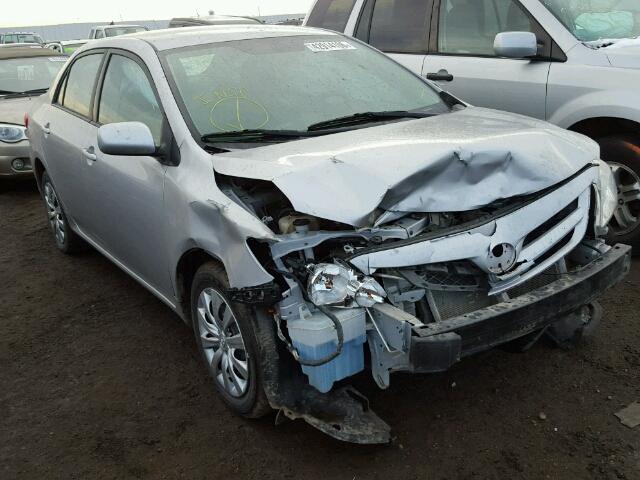 2T1BU4EE8CC804341 - 2012 TOYOTA COROLLA BA SILVER photo 1