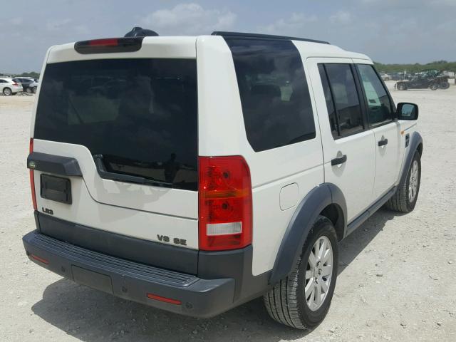 SALAE25466A375156 - 2006 LAND ROVER LR3 SE WHITE photo 4