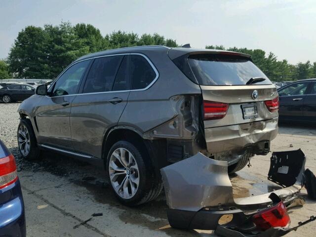 5UXKR0C55H0V50164 - 2017 BMW X5 XDRIVE3 BROWN photo 3