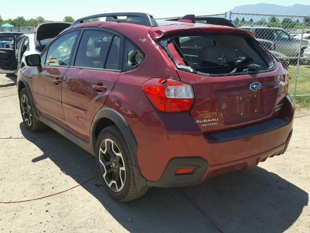 JF2GPALC6GH291333 - 2016 SUBARU CROSSTREK RED photo 3