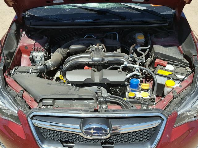 JF2GPALC6GH291333 - 2016 SUBARU CROSSTREK RED photo 7