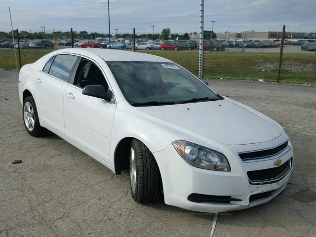 1G1ZB5E07CF179705 - 2012 CHEVROLET MALIBU WHITE photo 1