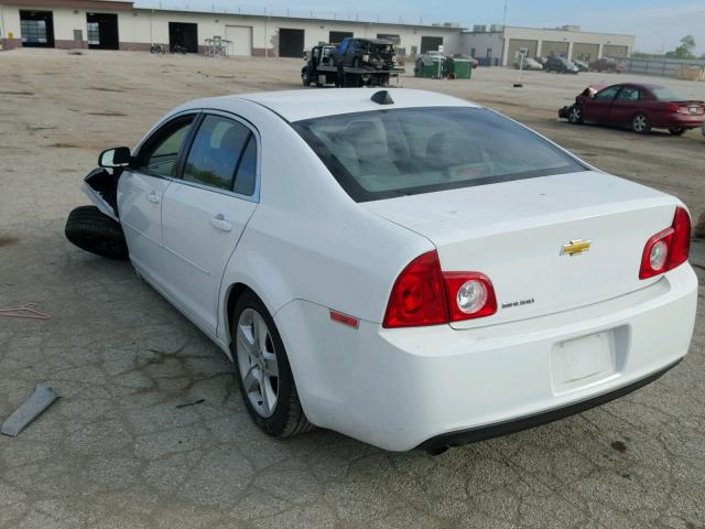 1G1ZB5E07CF179705 - 2012 CHEVROLET MALIBU WHITE photo 3