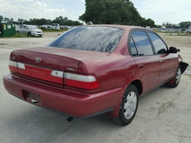 2T1BB02E0TC163852 - 1996 TOYOTA COROLLA DX RED photo 4