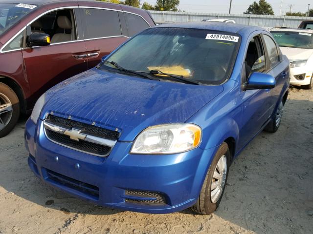 KL1TD5DE4AB109269 - 2010 CHEVROLET AVEO LS BLUE photo 2