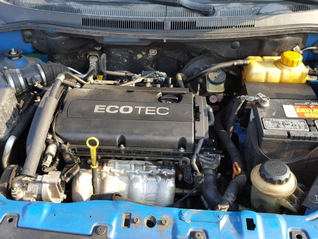 KL1TD5DE4AB109269 - 2010 CHEVROLET AVEO LS BLUE photo 7