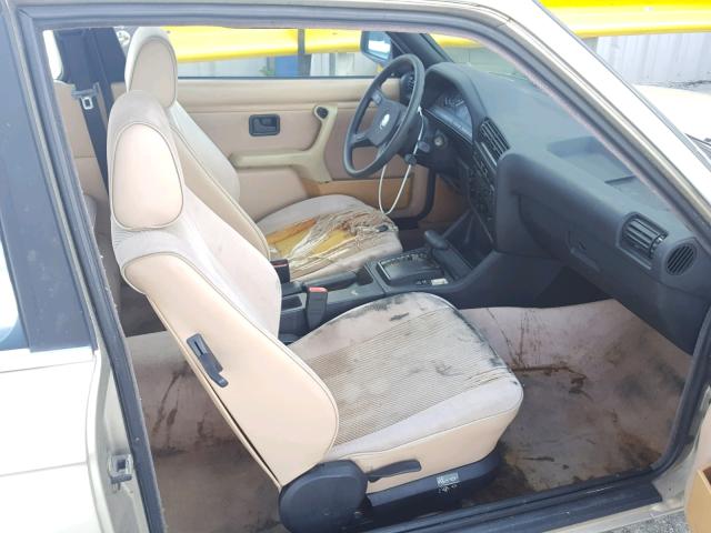WBAAA2307K4257769 - 1989 BMW 325 I AUTO GOLD photo 5