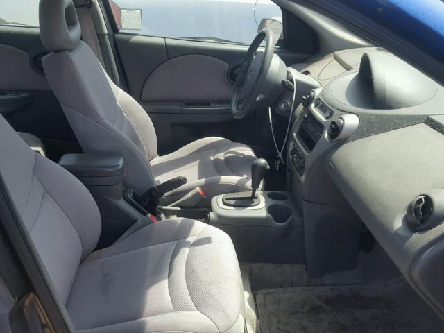 1G8AJ52F14Z224082 - 2004 SATURN ION LEVEL BLUE photo 5