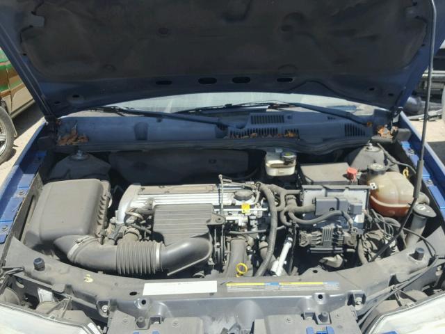 1G8AJ52F14Z224082 - 2004 SATURN ION LEVEL BLUE photo 7