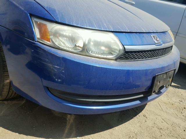 1G8AJ52F14Z224082 - 2004 SATURN ION LEVEL BLUE photo 9