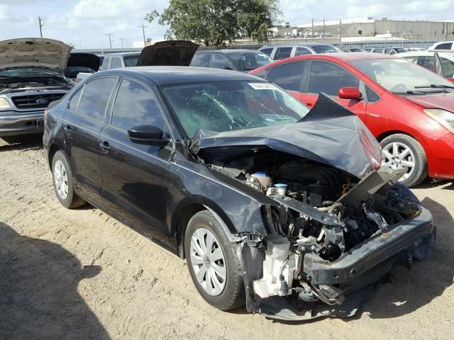 3VW2K7AJ4EM441408 - 2014 VOLKSWAGEN JETTA BASE Սև լուսանկար 1