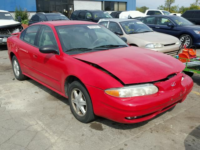 1G3NL52F63C187971 - 2003 OLDSMOBILE ALERO GL RED photo 1