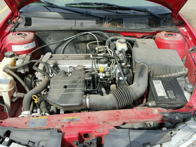 1G3NL52F63C187971 - 2003 OLDSMOBILE ALERO GL RED photo 7