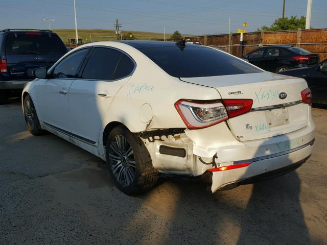 KNALN4D74E5123143 - 2014 KIA CADENZA PR WHITE photo 9