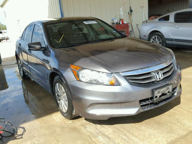 1HGCP2F31CA016911 - 2012 HONDA ACCORD LX GRAY photo 1