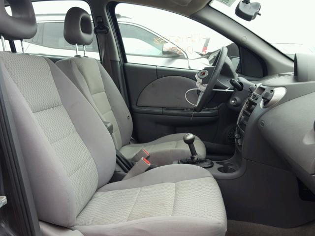 1G8AZ55F17Z173546 - 2007 SATURN ION LEVEL MAROON photo 5