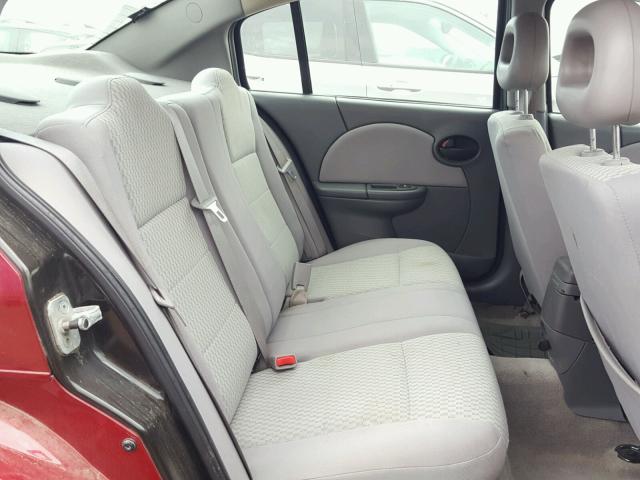 1G8AZ55F17Z173546 - 2007 SATURN ION LEVEL MAROON photo 6