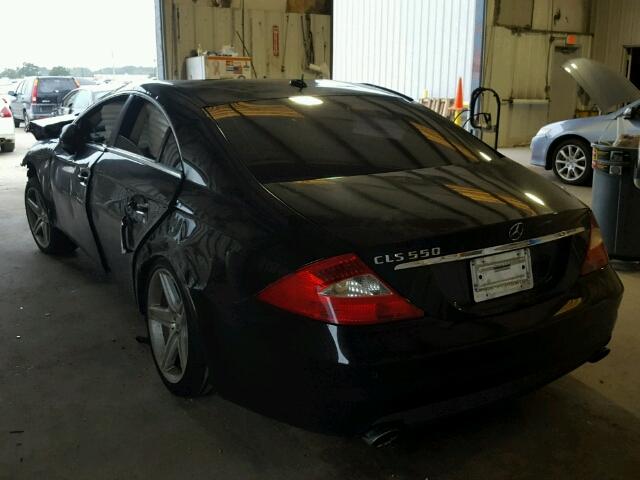 WDDDJ72X29A141666 - 2009 MERCEDES-BENZ CLS 550 BLACK photo 3