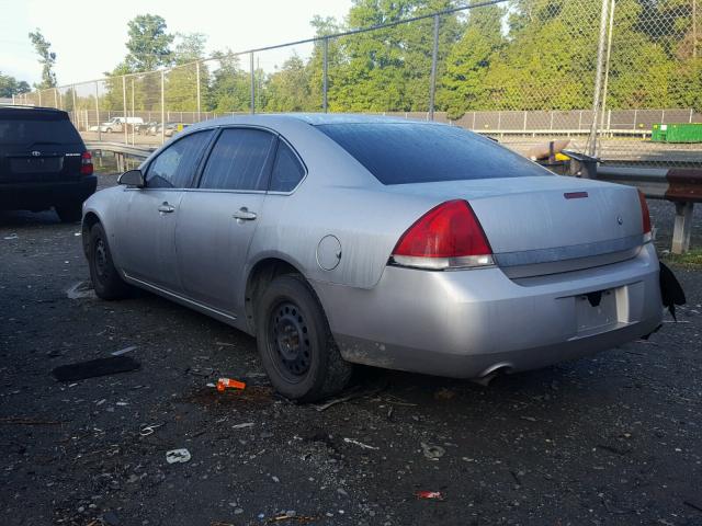 2G1WS553181274627 - 2008 CHEVROLET IMPALA POL SILVER photo 3