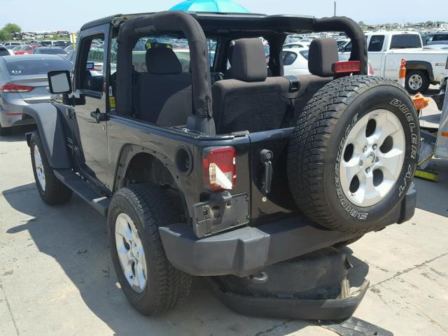 1J4AA2D16BL584299 - 2011 JEEP WRANGLER S BLACK photo 3