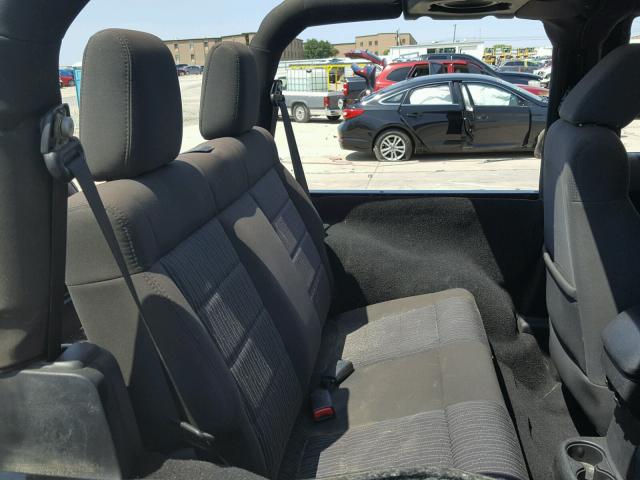 1J4AA2D16BL584299 - 2011 JEEP WRANGLER S BLACK photo 6