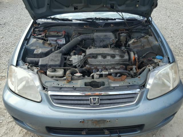 2HGEJ6613YH521163 - 2000 HONDA CIVIC BASE Mavi foto 7