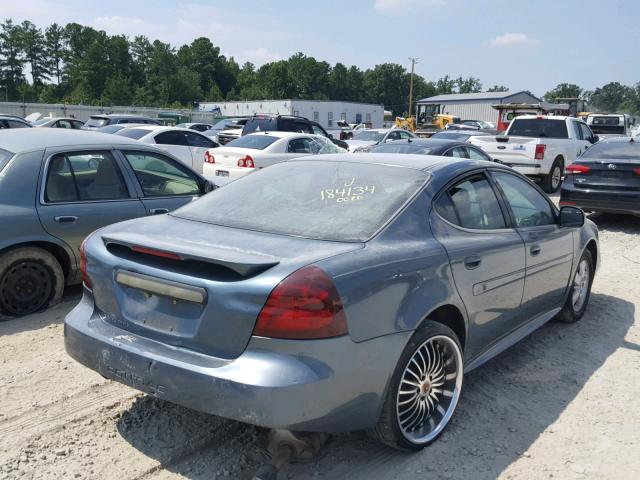 2G2WP552061231933 - 2006 PONTIAC GRAND PRIX BLUE photo 4