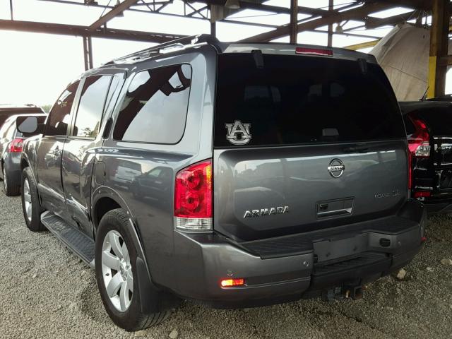 5N1BA0ND9EN604394 - 2014 NISSAN ARMADA SV GRAY photo 3