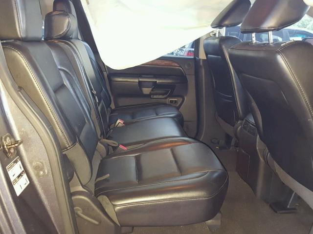 5N1BA0ND9EN604394 - 2014 NISSAN ARMADA SV GRAY photo 6