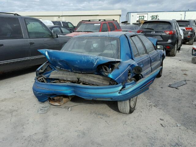 1G2NE55M8RM521042 - 1994 PONTIAC GRAND AM S 青色 照片 4