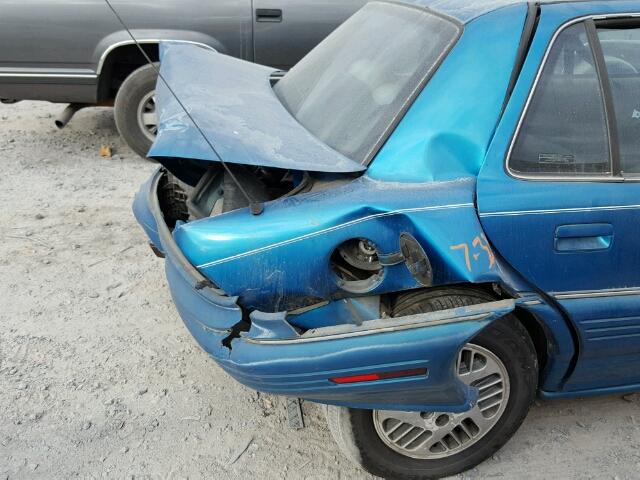 1G2NE55M8RM521042 - 1994 PONTIAC GRAND AM S TEAL photo 9