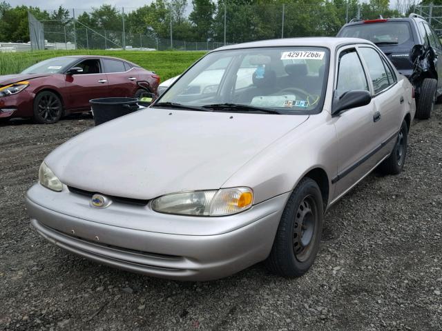 1Y1SK5289XZ400188 - 1999 CHEVROLET GEO PRIZM 银色 照片 2