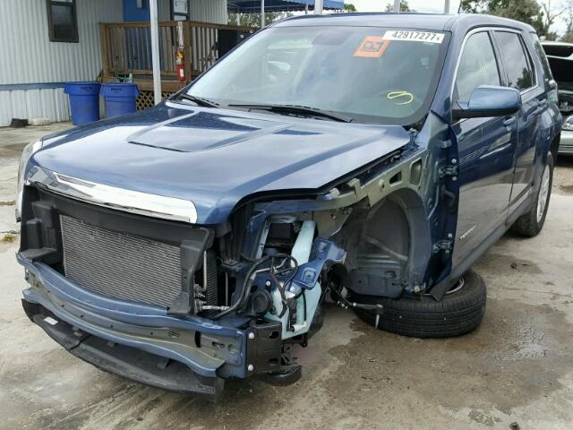 2GKALMEK8G6296954 - 2016 GMC TERRAIN SL BLUE photo 2