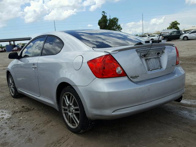 JTKDE177150031561 - 2005 TOYOTA SCION TC 银色 照片 3