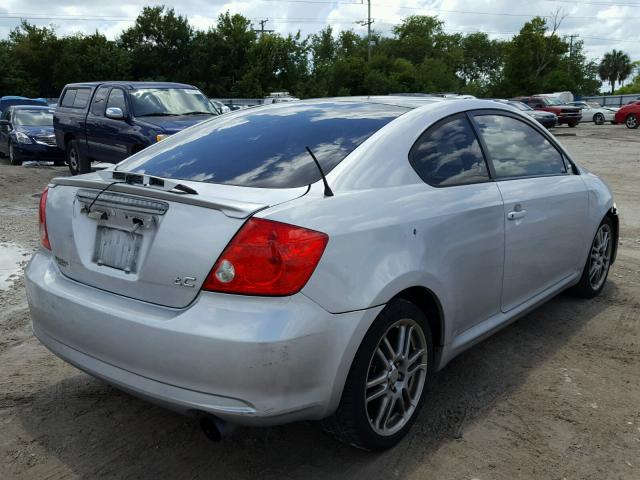 JTKDE177150031561 - 2005 TOYOTA SCION TC 银色 照片 4
