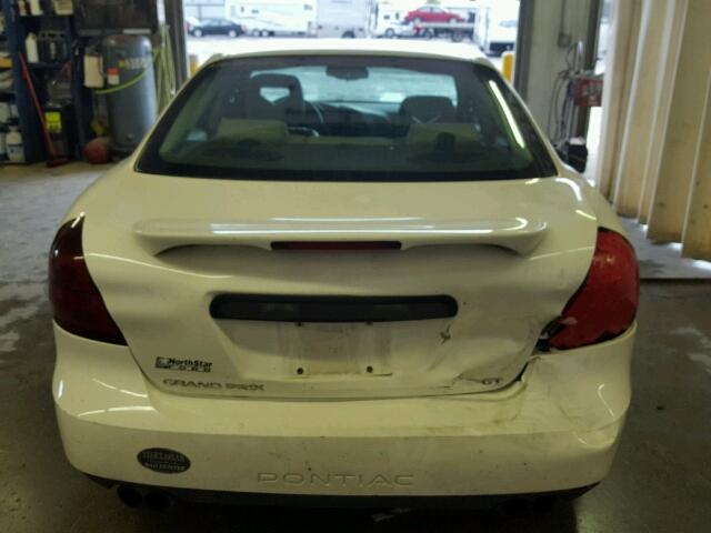 2G2WS542351216664 - 2005 PONTIAC GRAND PRIX WHITE photo 9