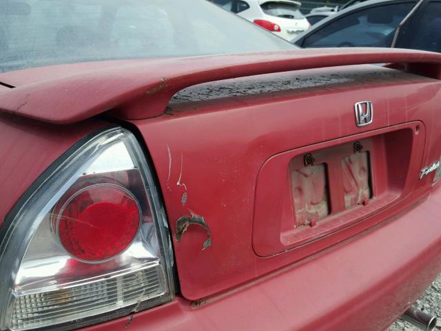 JHMBB1173PC002238 - 1993 HONDA PRELUDE SR RED photo 10