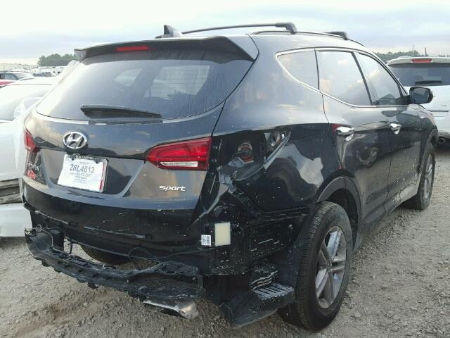 5NMZU3LB5HH045800 - 2017 HYUNDAI SANTA FE S BLACK photo 4