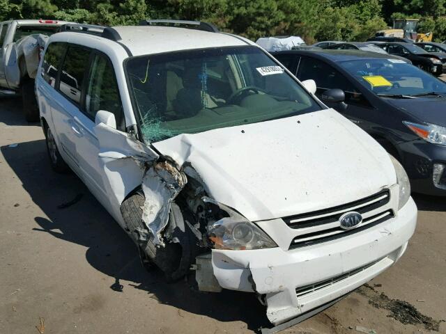 KNDMB233X76154221 - 2007 KIA SEDONA EX WHITE photo 1