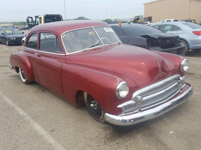 9HKA64550 - 1950 CHEVROLET STYLELINE BURGUNDY photo 1