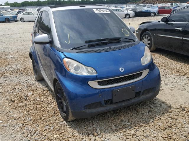 WMEEK31X88K086494 - 2008 SMART FORTWO PAS BLUE photo 1