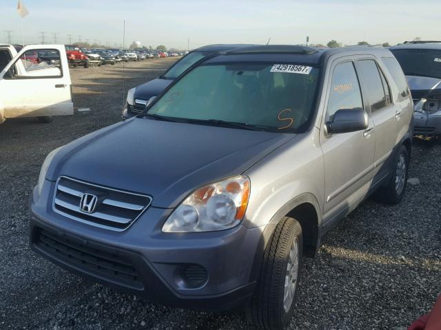 JHLRD78915C044606 - 2005 HONDA CR-V SE BLUE photo 2