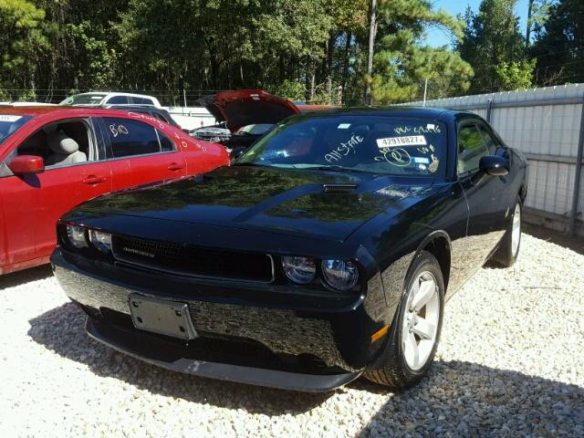 2B3CJ4DG5BH597008 - 2011 DODGE CHALLENGER BLACK photo 2