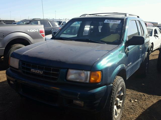 4S2CM58W4W4332892 - 1998 ISUZU RODEO GREEN photo 2