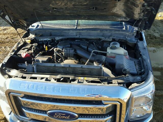 1FD8X3H6XEEA50452 - 2014 FORD F350 BLUE photo 7