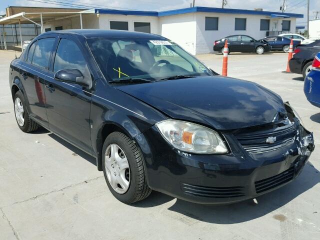 1G1AT58H497104880 - 2009 CHEVROLET COBALT LT BLACK photo 1