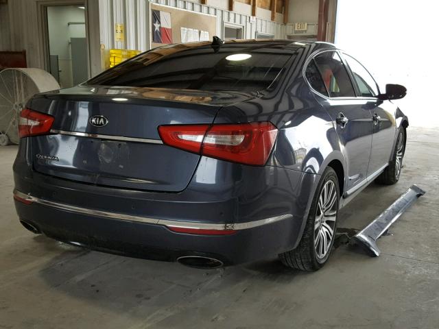 KNALN4D74E5124065 - 2014 KIA CADENZA PR GRAY photo 4