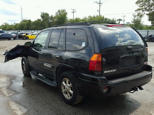 1GKDS13S922443564 - 2002 GMC ENVOY BLACK photo 3