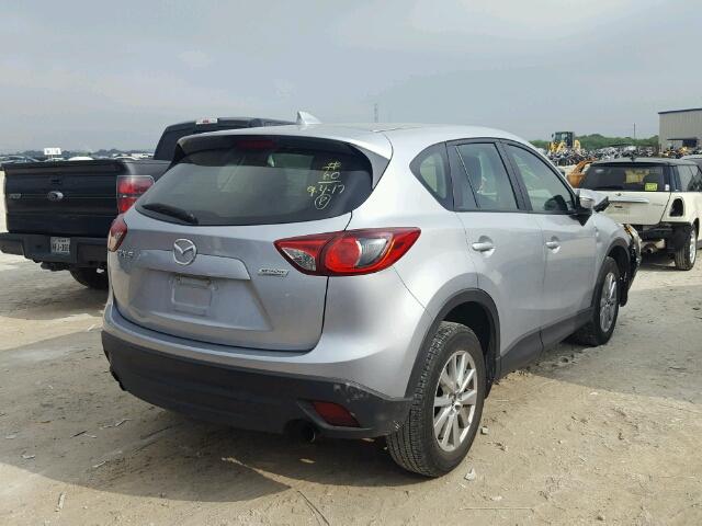 JM3KE2BE1G0606410 - 2016 MAZDA CX-5 SPORT SILVER photo 4