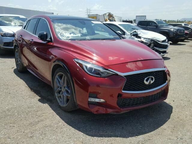 SJKCH5CP3HA023142 - 2017 INFINITI QX30 BASE RED photo 1